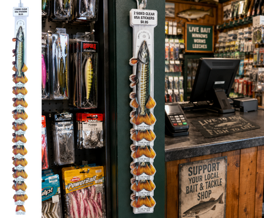 Muskie 8" Two-Sided Fish Stickers – 10 Pack product image