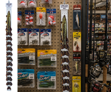 Northern Pike 8" Two-Sided Fish Stickers – 10 Pack product image