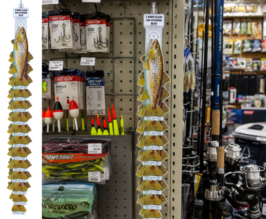 Brown Trout 8" Two-Sided Fish Stickers – 10 Pack product image