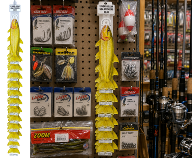Golden Dorado 8" Two-Sided Fish Stickers – 10 Pack product image