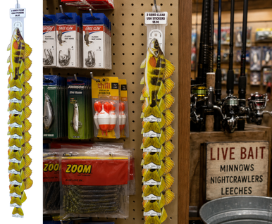 Yellow Perch 8" Two-Sided Fish Stickers – 10 Pack product image