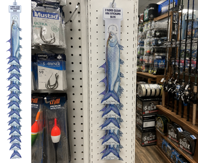 Tarpon 8" Two-Sided Fish Stickers – 10 Pack product image