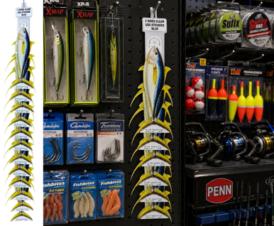 Yellowfin Tuna 8" Two-Sided Fish Stickers – 10 Pack product image