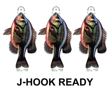 Bluegill 8" Two-Sided Fish Stickers – 10 Pack product image