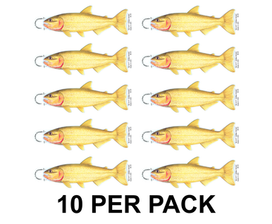 Golden Dorado 8" Two-Sided Fish Stickers – 10 Pack product image