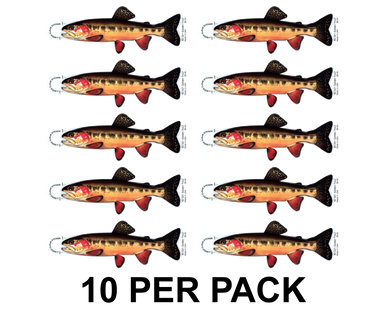 Golden Trout 8" Two-Sided Fish Stickers – 10 Pack product image
