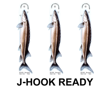 Sturgeon 8" Two-Sided Fish Stickers – 10 Pack product image