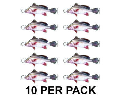 Drum 8" Two-Sided Fish Stickers – 10 Pack product image