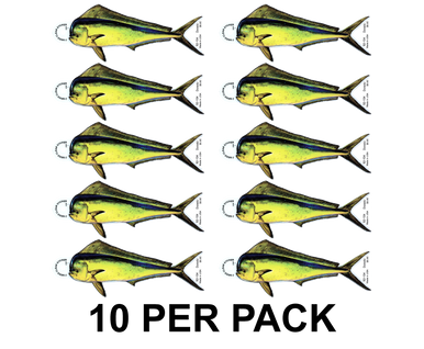 Dorado 8" Two-Sided Fish Stickers – 10 Pack product image