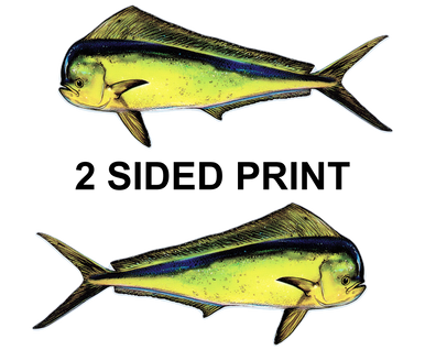 Dorado 8" Two-Sided Fish Stickers – 10 Pack product image