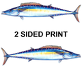 Wahoo 8" Two-Sided Fish Stickers – 10 Pack product image