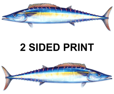 Wahoo 8" Two-Sided Fish Stickers – 10 Pack product image