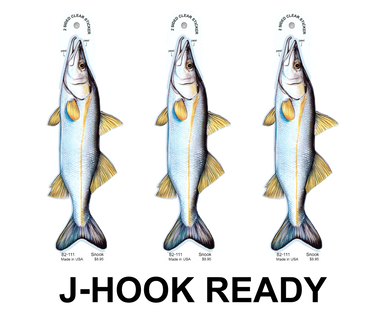 Snook 8" Two-Sided Fish Stickers – 10 Pack product image