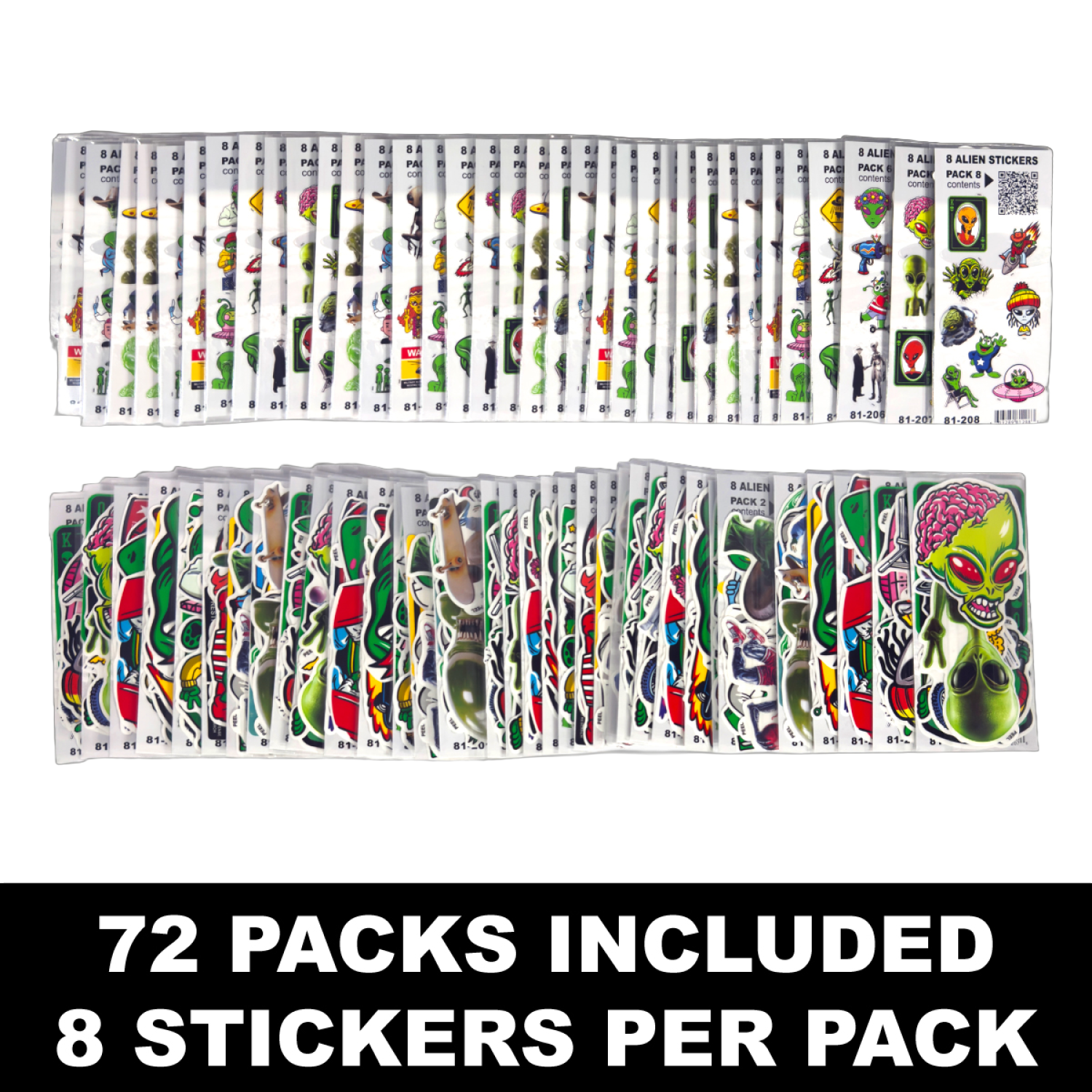 Alien Sticker Display