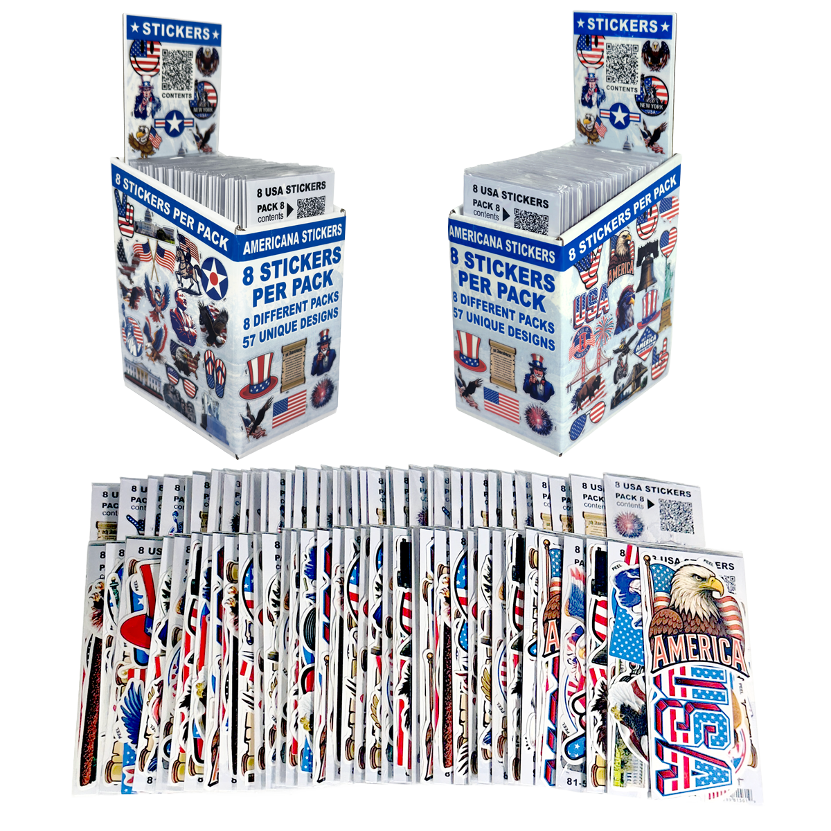 Americana Sticker Display