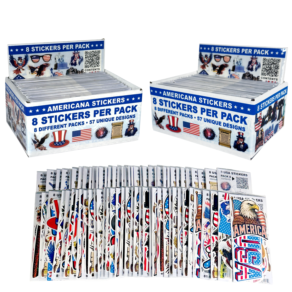 Americana Sticker Display