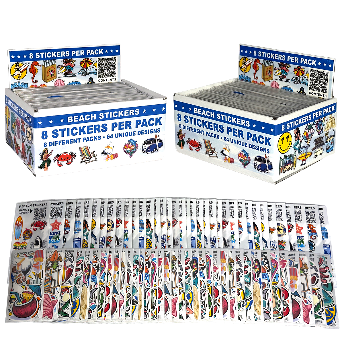 Beach Sticker Display