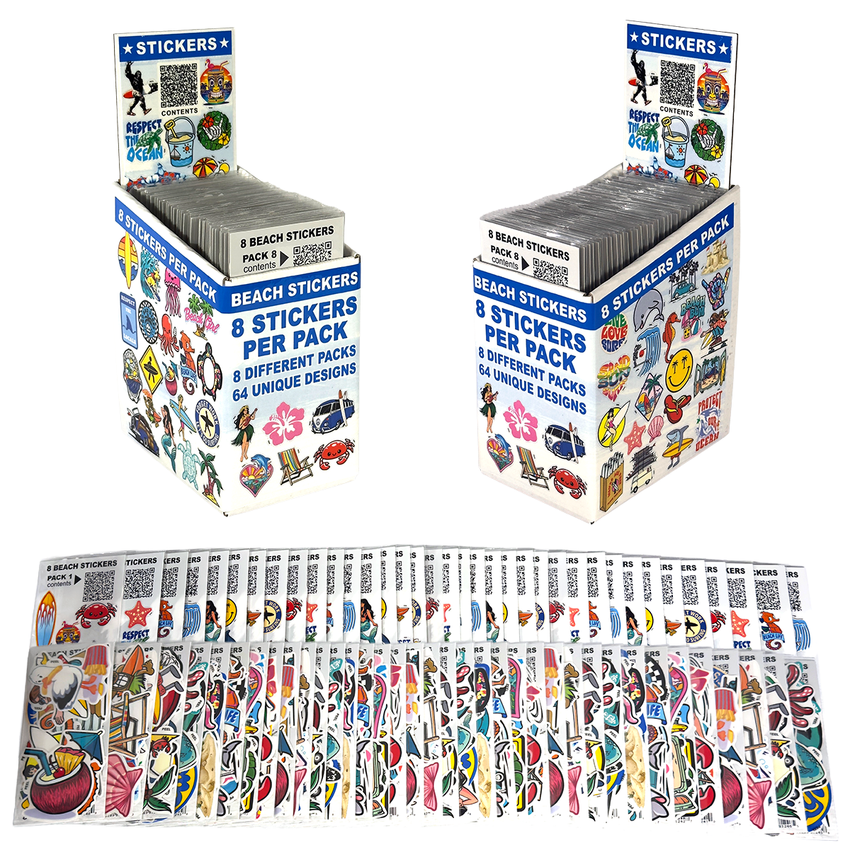 Beach Sticker Display