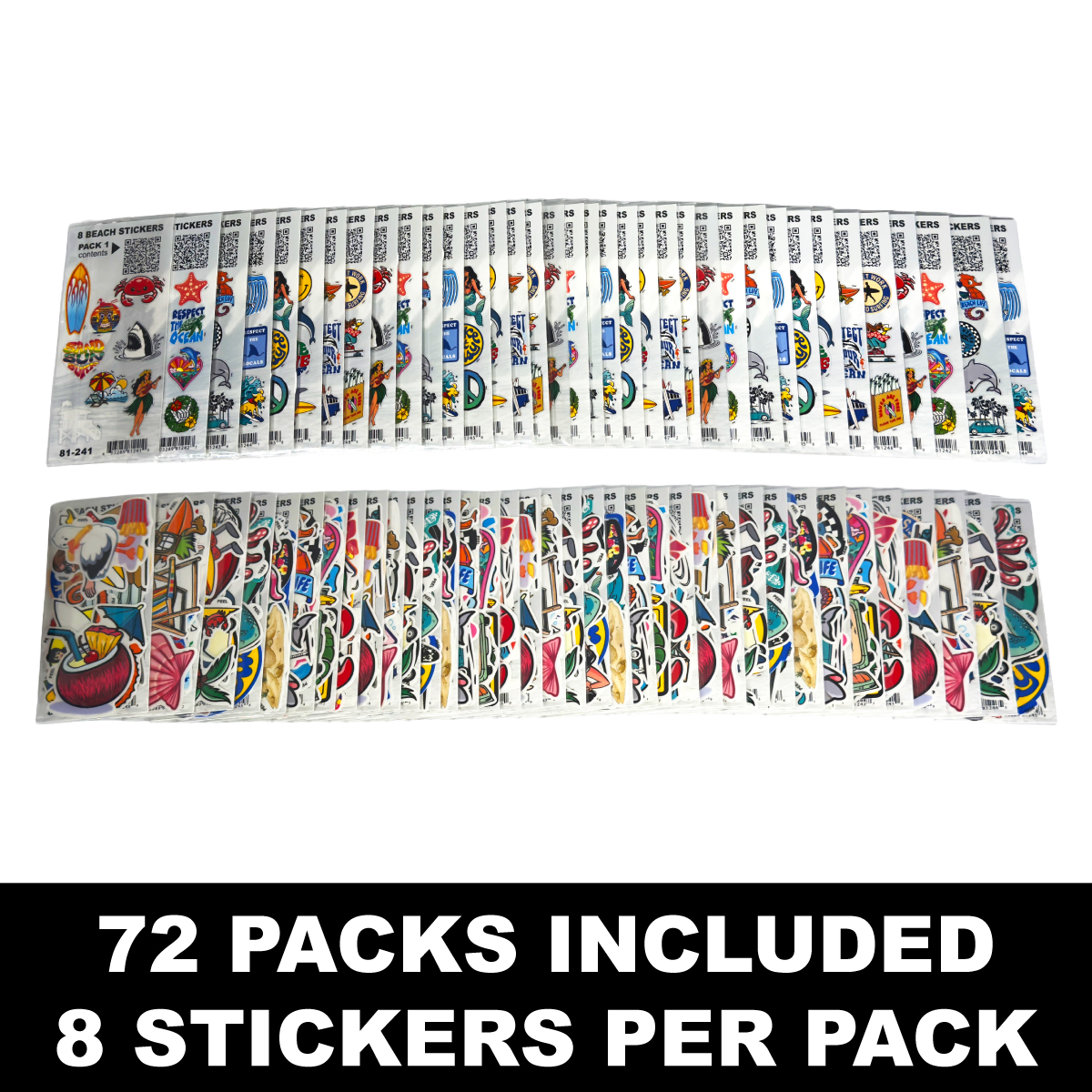Beach Sticker Display
