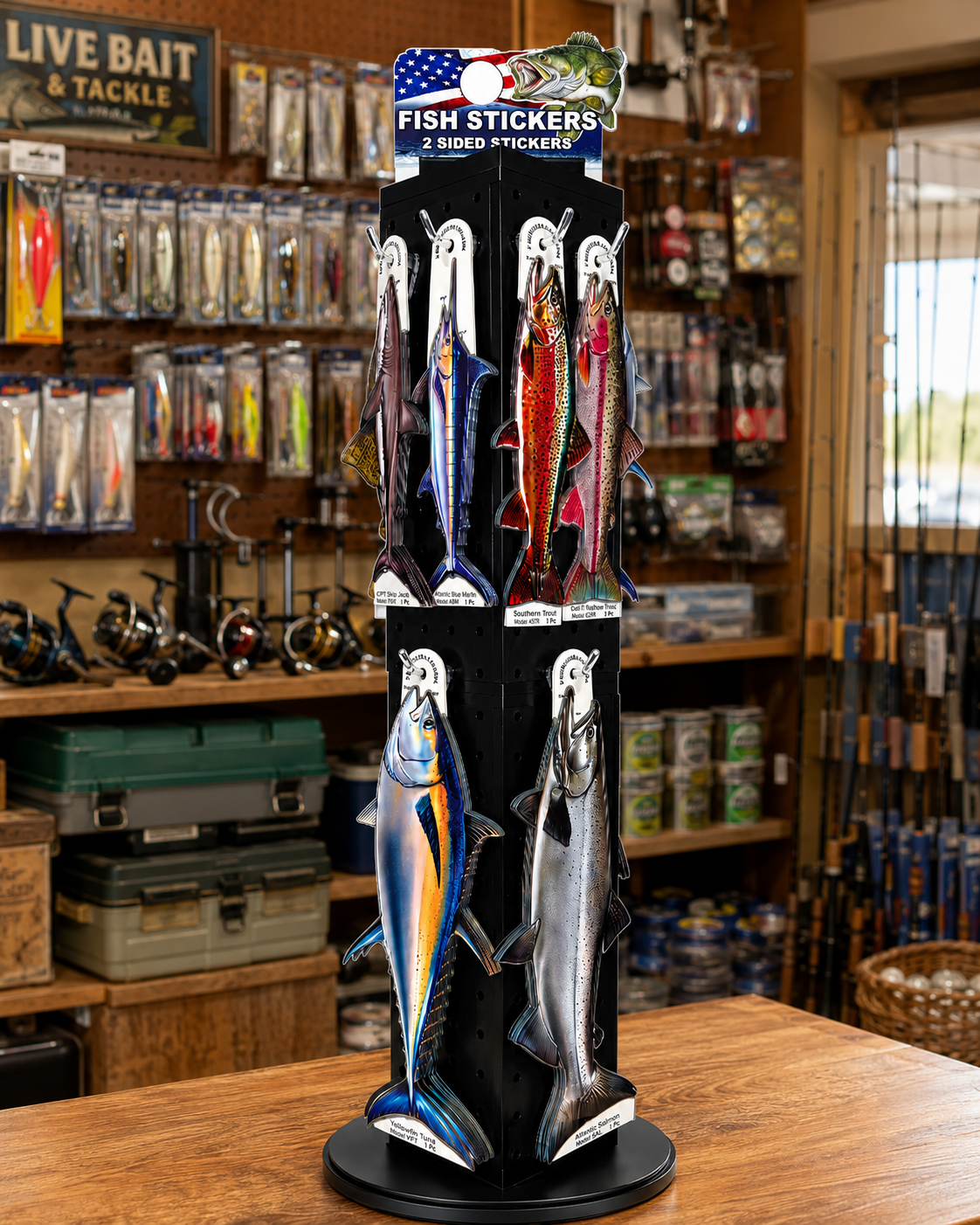 Retail Countertop Spinner Display