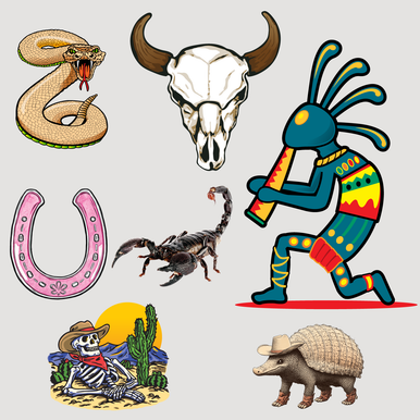 Desert Sticker Display product image