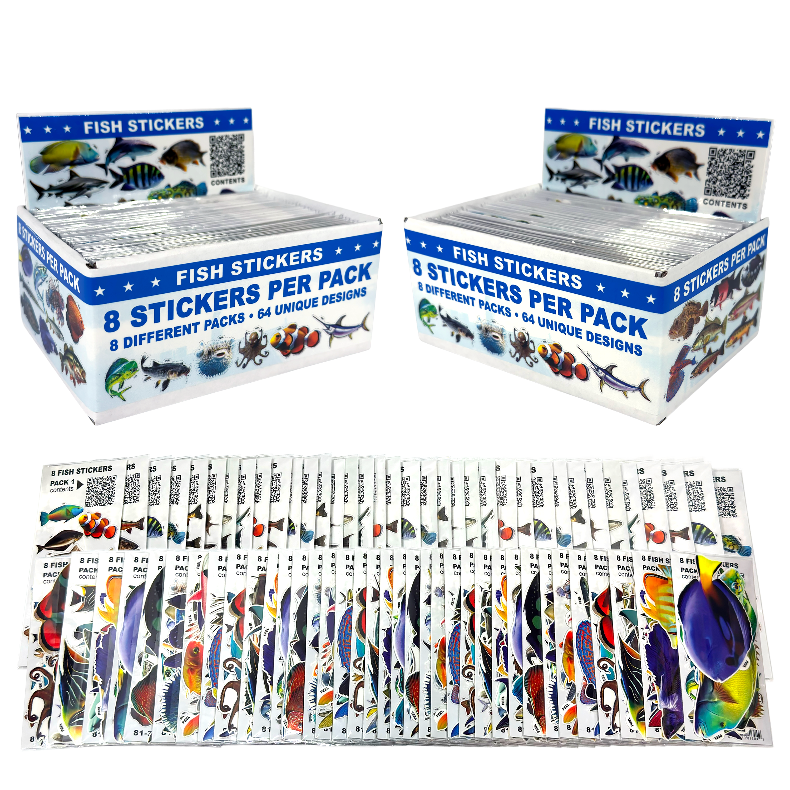 Fish Sticker Display