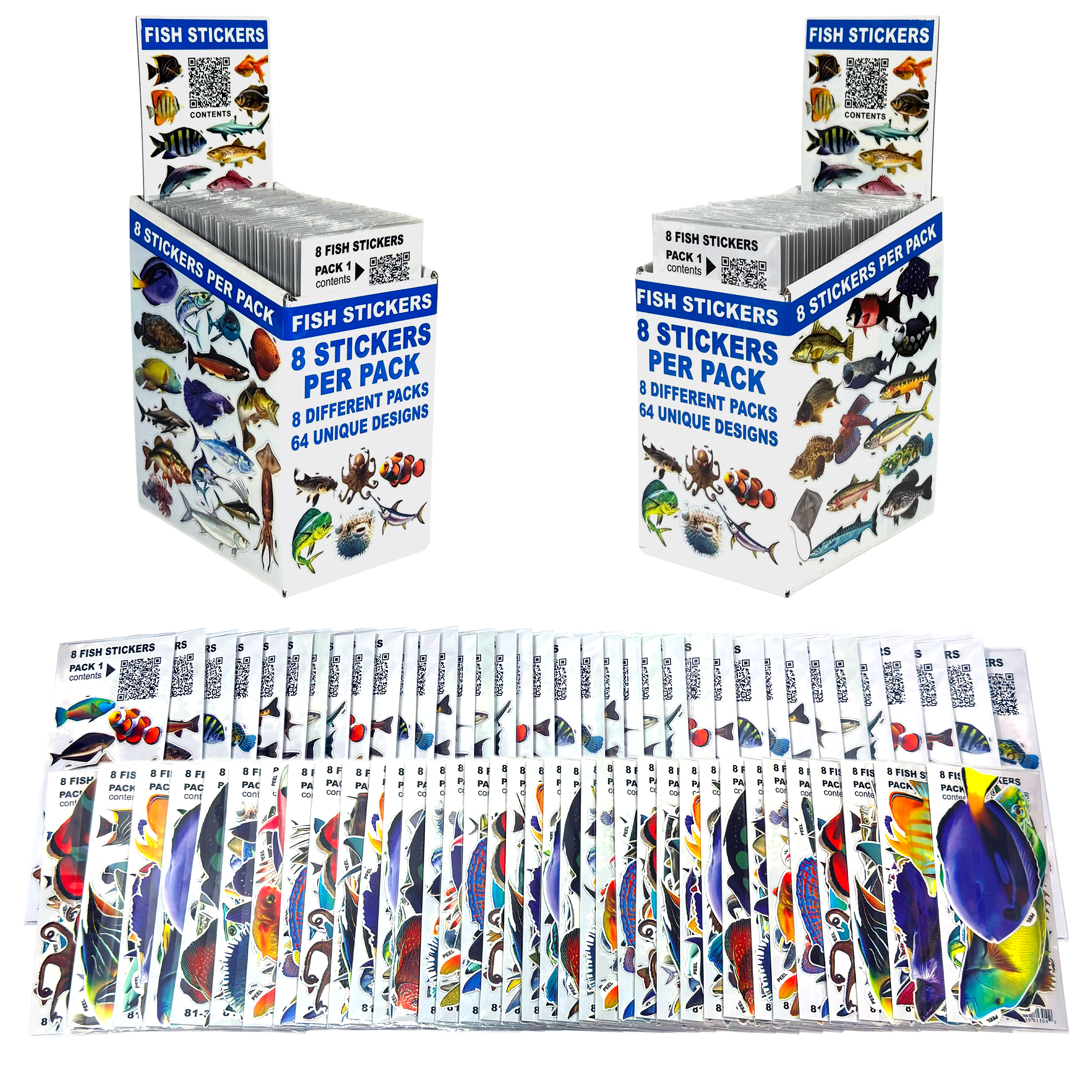 Fish Sticker Display