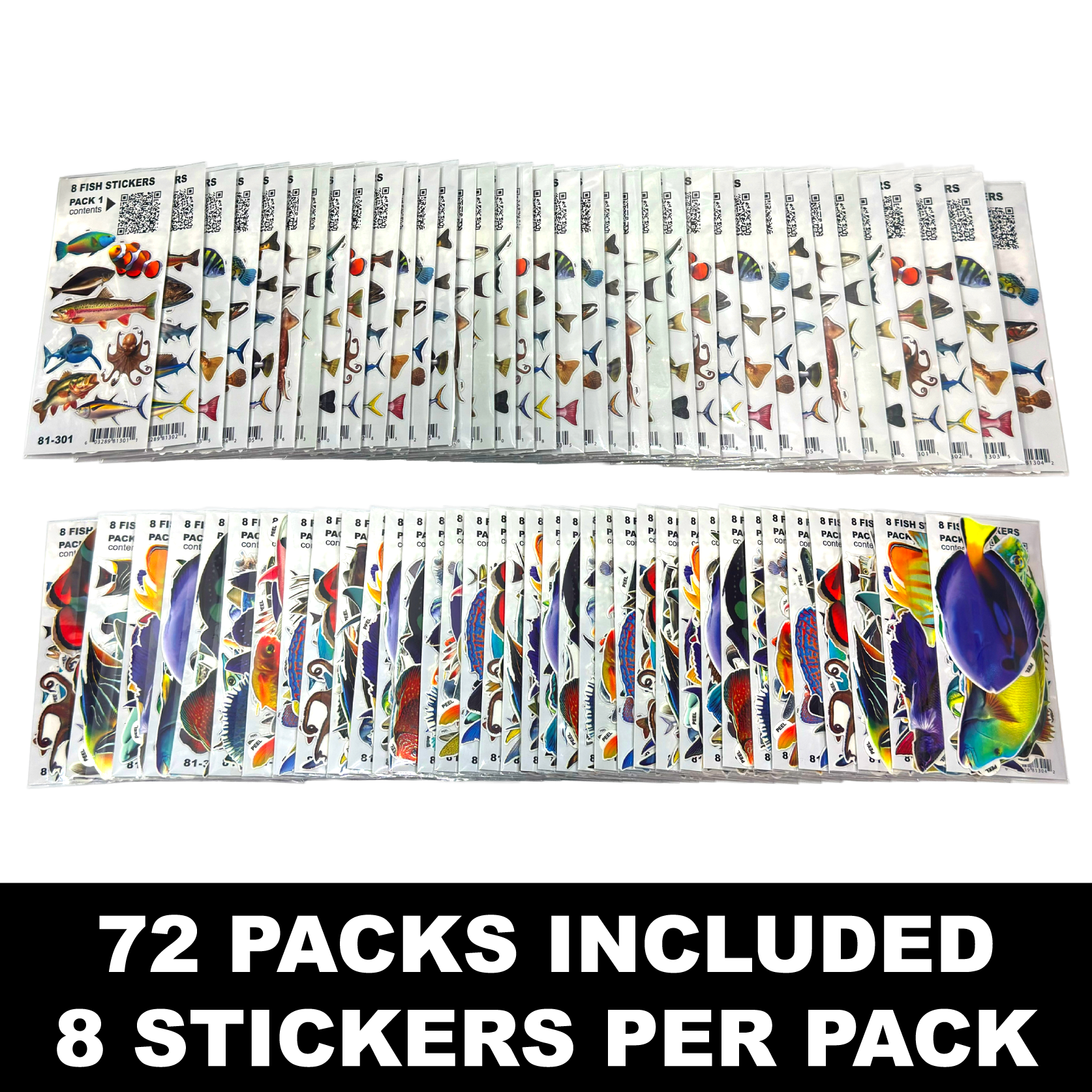 Fish Sticker Display
