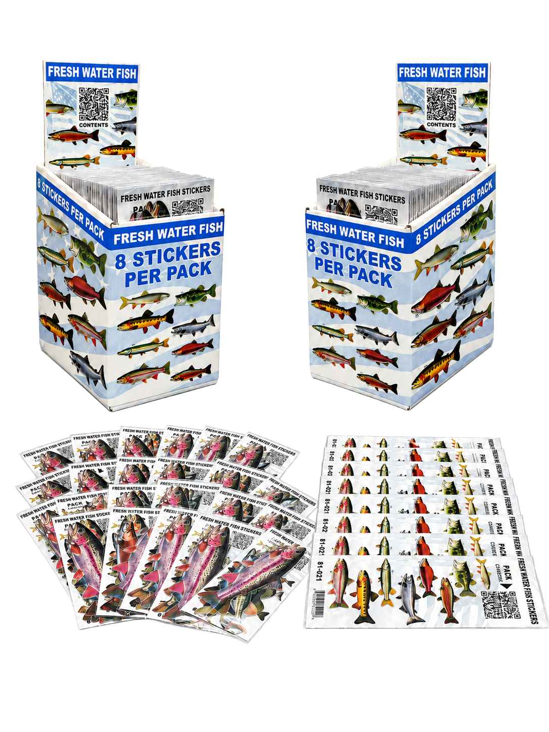 Sport Fish Sticker Display