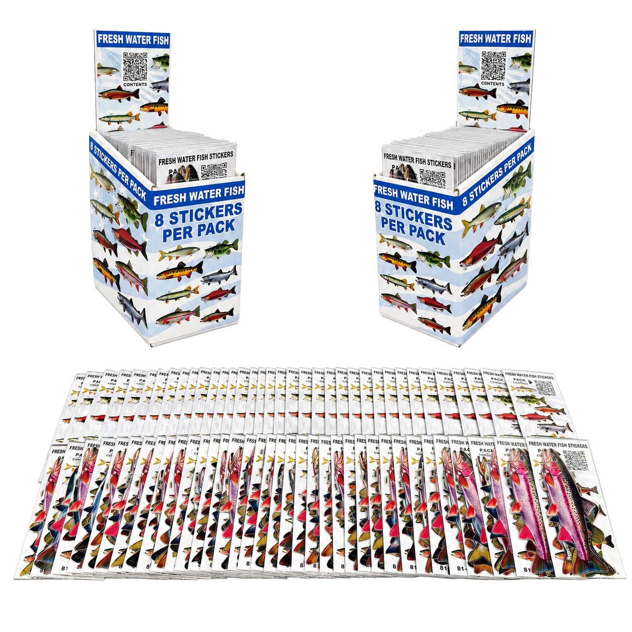 Sport Fish Sticker Display