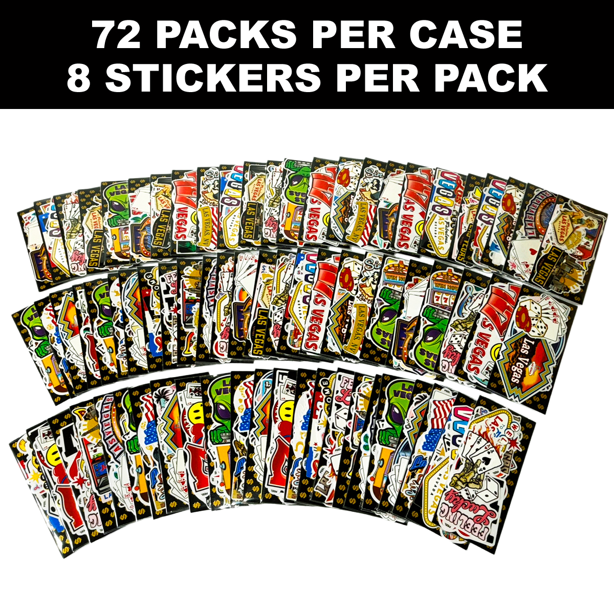 Las Vegas Sticker Display