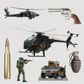 Military Sticker Display product image
