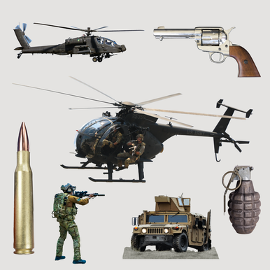 Military Sticker Display product image