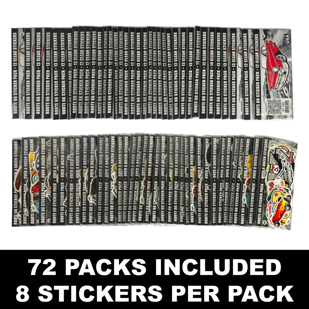 Route 66 Sticker Display