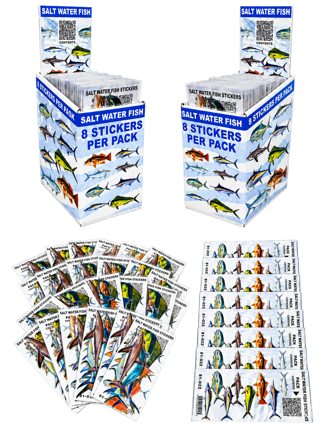 Sport Fish Sticker Display
