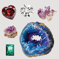 Stars & Gems Sticker Display product image