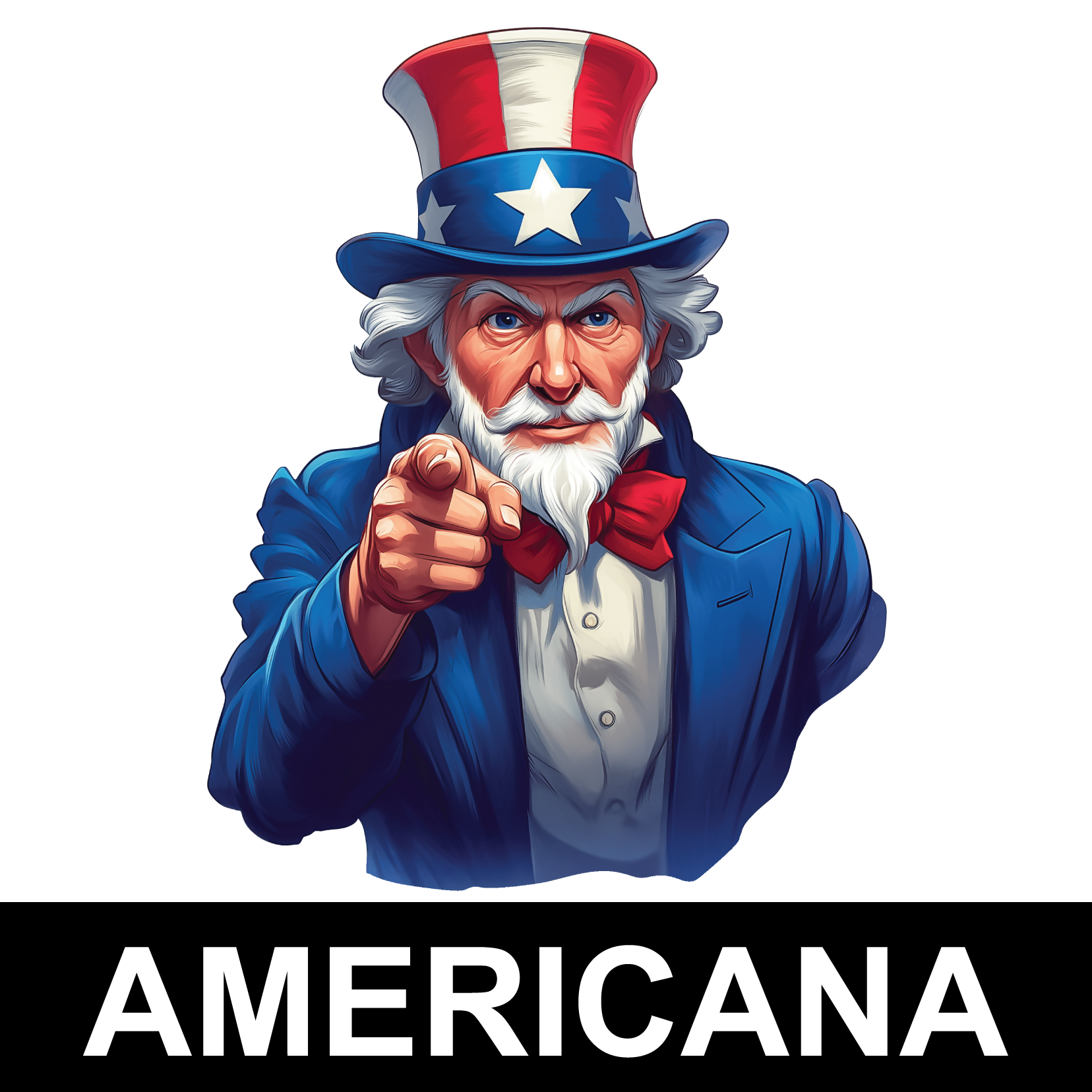 Americana Sticker Display