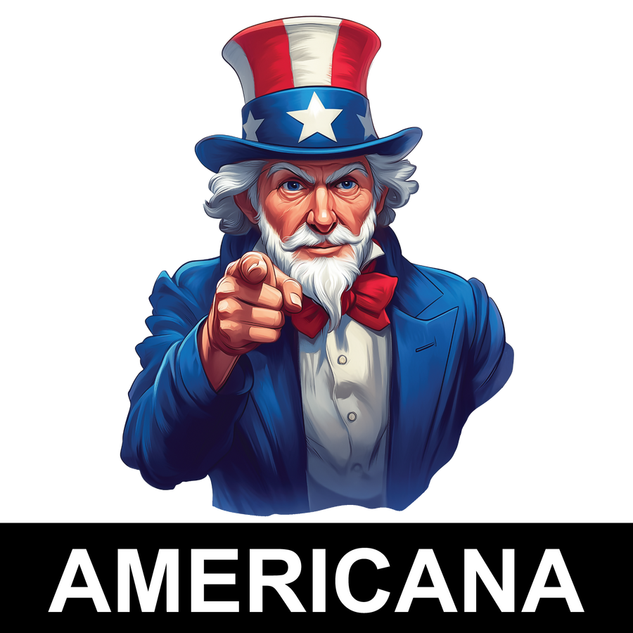 Americana Sticker Display