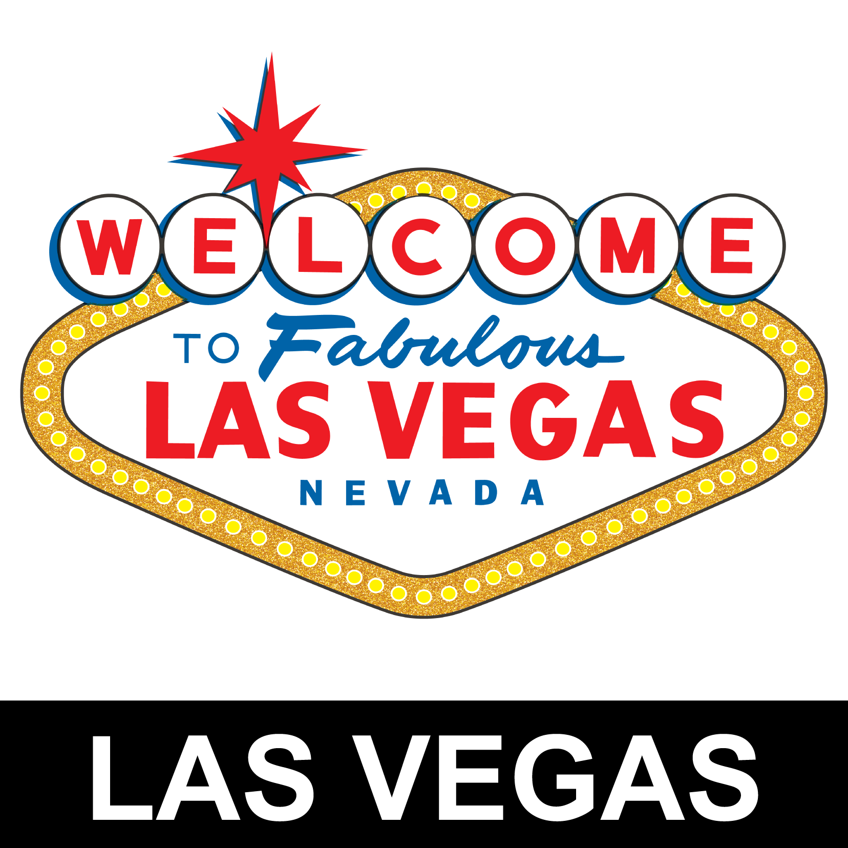 Las Vegas Sticker Display