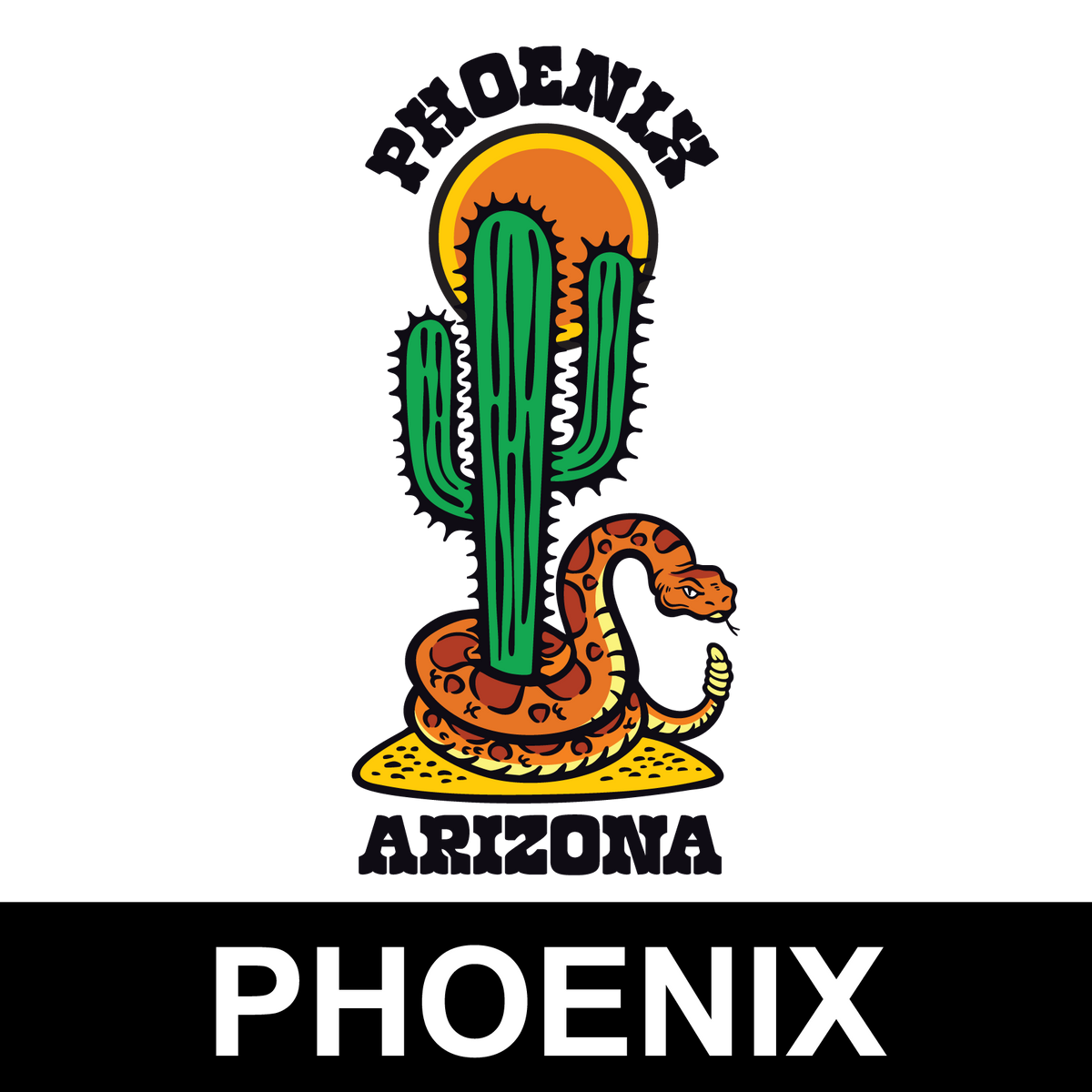 Phoenix wholesale souvenir sticker display - USA Stickers
