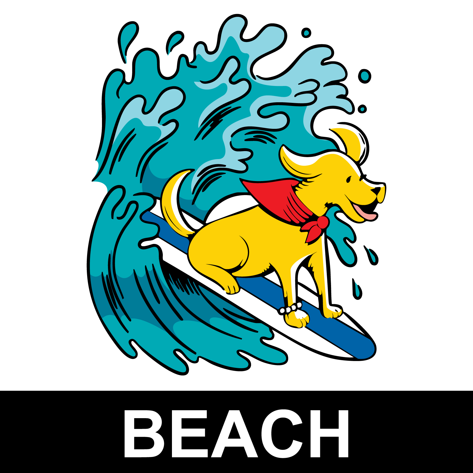 Beach Sticker Display