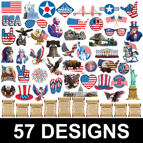 Americana Sticker Display